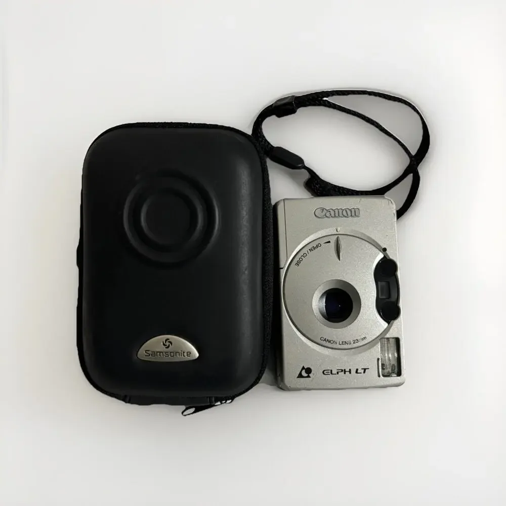 Canon Elph LT Advanced Photo System IX 240 Blue Point & Shoot Film Camera Prop